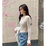 ドレープカラーチュール無地トップス | Ulysses | 詳細画像6 