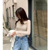 ドレープカラーチュール無地トップス | Ulysses | 詳細画像8 