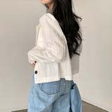 襟付きシングルブレスト薄手無地スーツジャケット | Ulysses | 詳細画像6 