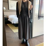 オーバーサイズクルーネックポケット付きシングルブレスト無地ワンピース | Ulysses | 詳細画像8 