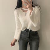 ファッションシャギー無地ニットトップス | Ulysses | 詳細画像2 