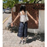 リボンタイプリント無地ショートキャミソール | Ulysses | 詳細画像7