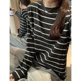 クルーネック長袖ボーダートップス | Ulysses | 詳細画像4 