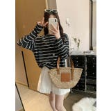 クルーネック長袖ボーダートップス | Ulysses | 詳細画像5 