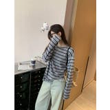 クルーネック長袖ボーダートップス | Ulysses | 詳細画像7 