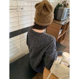 クルーネックドロップドショルダースリーブボーダートップス | Ulysses | 詳細画像7