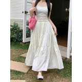 ハイウエストひもがあるポケット付き無地スカート | Ulysses | 詳細画像5 