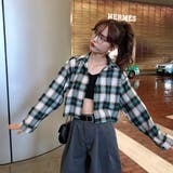 襟付きシングルブレストチェック柄ショートシャツ | Ulysses | 詳細画像8 