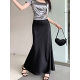 ハイウエスト無地マーメイド フィッシュテールススカート | Ulysses | 詳細画像7 