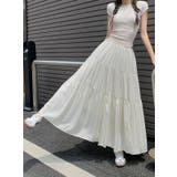 ハイウエストひもがあるポケット付き無地スカート | Ulysses | 詳細画像2 