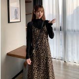 ファッションヒョウ柄キャミワンピース | Ulysses | 詳細画像5