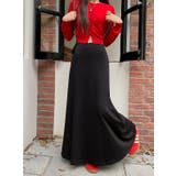 ブラック | ハイウエストスウェット無地スカート | Ulysses