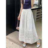 シンプルレースひもがある無地スカート | Ulysses | 詳細画像4 