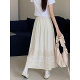 シンプルレースひもがある無地スカート | Ulysses | 詳細画像5 