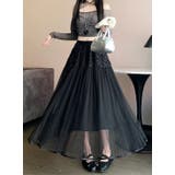 ひもがあるチュール無地スカート | Ulysses | 詳細画像8 