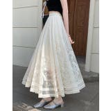 シンプルフリル付きチュール無地スカート | Ulysses | 詳細画像1 