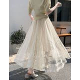 シンプルフリル付きチュール無地スカート | Ulysses | 詳細画像4 