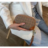 ブラウン | ファスナー付きストラップ付き鞄【韓国ファッション】 | Ulysses