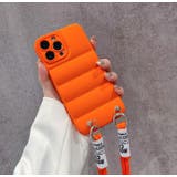 オレンジ | iPhone15&iPhone16チェーンスマホケース【韓国ファッション】 | Ulysses