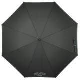 ブラック | チャンピオン 男女兼用 無地 ガレッジロゴ ステッチ 耐風 ジャンプ長傘 | アンビープラス