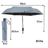 チャンピオン 紳士 晴雨兼用 耐風 デニム柄 コーティング 自動開閉折傘 | アンビープラス | 詳細画像10