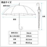 umbe+婦人 レディース ギンガムチェック  格子柄 ジャンプ 長傘 | アンビープラス | 詳細画像7 