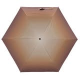 ブロンズ／ゴールド | umbe+ 婦人 晴雨兼用 耐風 軽量 完全遮光 グラデーション５段ミニ折傘 | アンビープラス