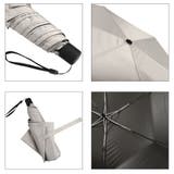 umbe+ 婦人 晴雨兼用 完全遮光  無地 スリム3段ミニ折傘 | アンビープラス | 詳細画像4 