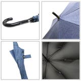 チャンピオン 紳士 晴雨兼用 耐風 デニム柄 コーティング ジャンプ 長傘 | アンビープラス | 詳細画像4 