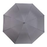 グレー | umbe+ 紳士 メンズ 無地  超大判 75cm ジャンプ長傘 | アンビープラス