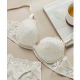 ベージュ | リボンブラレース 胸もとフィットながもち～動いても、キレイはつづく～ 3 | une nana cool