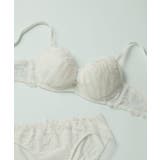 アイボリー | 【ベロアのレースが特別感を演出】ワイヤーブラ BUN206 | une nana cool