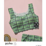 グリーン | 【ハリー・ポッターコラボ】 綿混フラット仕上げノンワイヤーブラ BUN728 | une nana cool