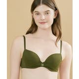 オリーブ | 胸もとフィットをリボンでキープ リボンブラシンプル JB2000 | une nana cool