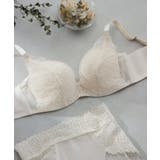 ライトベージュ | さあ、わたし レース 脇高ブラジャー JB2300 | une nana cool