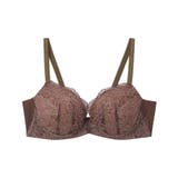 ブラウン | 【ほわピタカップがバストに密着＆まるむねキープ】ふゆうする 3 4カップブラ | une nana cool