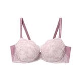 ピンク系 | 【ほわピタカップがバストに密着＆まるむねキープ】ふゆうする 3 4カップブラ | une nana cool