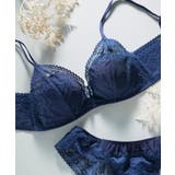 ネイビー | 特別な日以外の364日つけたくなるブラ 364ブラ レース JB3510 | une nana cool