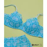 サックスブルー | MADE WITH シモジマ 364ブラ レース JB3522 | une nana cool