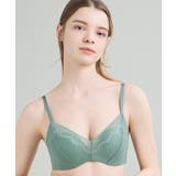 オリーブ | 【リニューアル】364ブラ レース ノンワイヤーブラ JB3560 | une nana cool