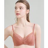 コーラル | 【リニューアル】364ブラ レース ノンワイヤーブラ JB3560 | une nana cool