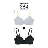 【リニューアル】364ブラ シンプル ノンワイヤーブラ JB3760 | une nana cool | 詳細画像44 