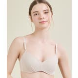 ベージュ | 【リニューアル】364ブラ シンプル ノンワイヤーブラ JB3760 | une nana cool