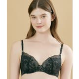 ブラック | Happy bloom ぷっくり上胸と背中すっきり | une nana cool