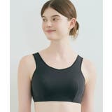 ブラック | パッド付きナイトアップブラ ノンワイヤーブラ JB3914 | une nana cool