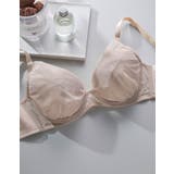 ライトベージュ | 小さく見せるブラ ミニマイザーブラ シンプル JB4103 | une nana cool