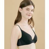 ブラック | 小さく見せるブラ ミニマイザーブラ シンプル JB4103 | une nana cool