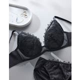 ブラック | 小さく見せるブラ ミニマイザーブラ レース JB4104 | une nana cool