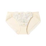 クリーム | 小さく見せるミニマイザーブラ レース ショーツ JF1005 | une nana cool