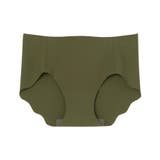 オリーブ | 汗消臭 綿混 フラット仕上げ ショーツ JF1010 | une nana cool